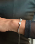 Bracelet Belezaa argenté réglable