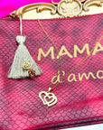 Parure double cœur avec pochette « MAMAN D’AMOUR » spécial fête des mères