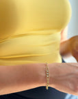 Bracelet Seya doré dimanté