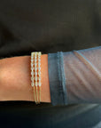 Bracelet jonc Champs Élysées ajustable