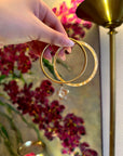 Lot de deux bracelets joncs Flora