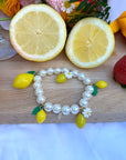 Bracelet 5 Citrons à perles