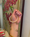 Lot de deux bracelets joncs Solar