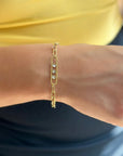 Bracelet Seya doré dimanté