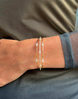 Bracelet Montorgueil doré ajustable