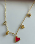 Collier 5 charms d’Amour