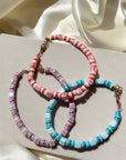 Bracelets de cheville - Perles + Acier inoxydable