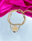 Bracelet double rangs « Allah »