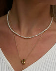 Collier double rangs Ortensia