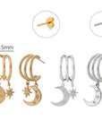 Boucles d’oreilles Luna
