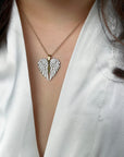 Collier Angel doré ornée de strass