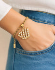 Bracelet doré Allah
