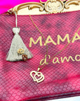 Parure double cœur avec pochette « MAMAN D’AMOUR » spécial fête des mères