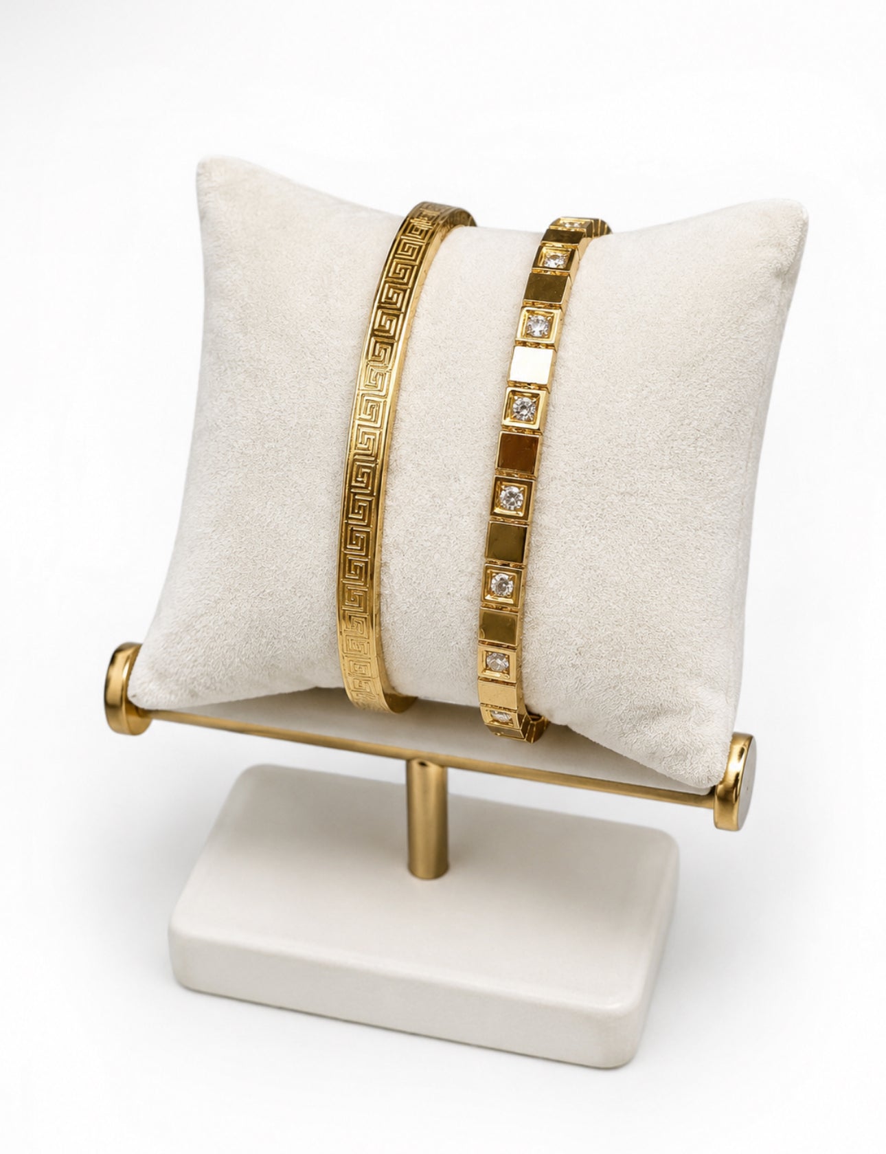 Lot de 2 bracelets joncs Elia