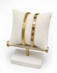 Lot de 2 bracelets joncs Elia