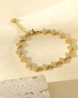 Bracelet à fleurs gold ou silver