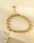Bracelet à fleurs gold ou silver