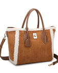 Sac à main Addict en daim et fourrure (édition Automne/ Hiver)