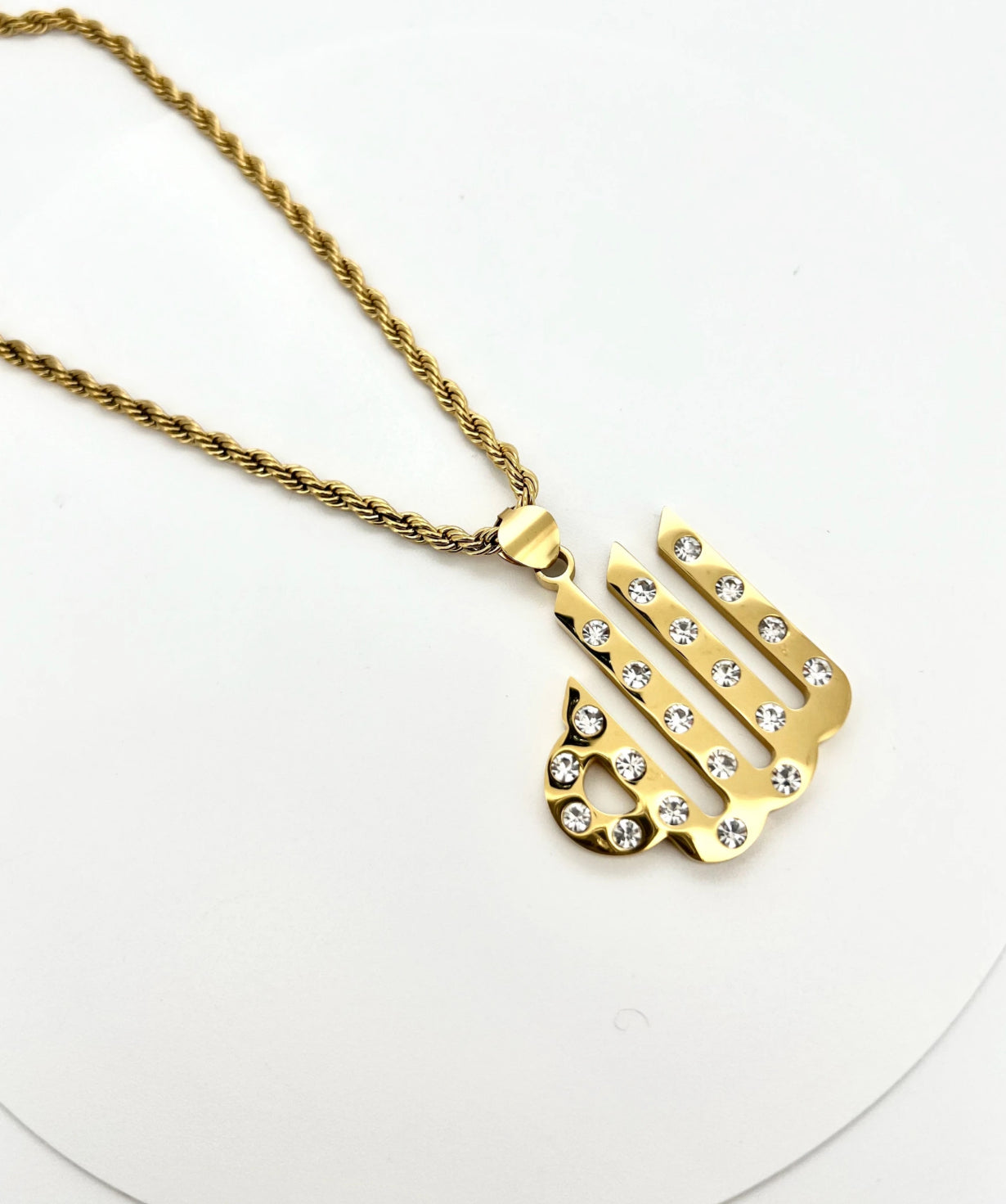 Collier doré Allah