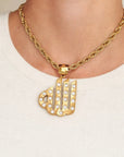 Collier doré Allah
