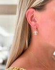 Boucles d’oreilles Lys - Plaqué Or