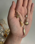 Collier charms azur
