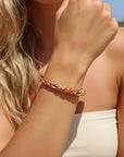 Bracelet jonc Flora coloré  *BEST SELLER*