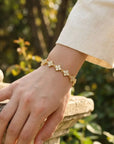 Bracelet à fleurs gold ou silver