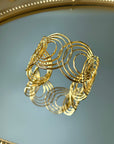 Bracelet jonc Mandela ajustable