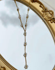 Collier long à fleurs