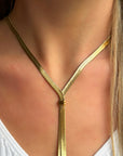 Collier doré Y Hortensia