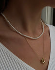 Collier double rangs Ortensia