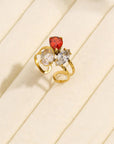 Bague doré Ruby