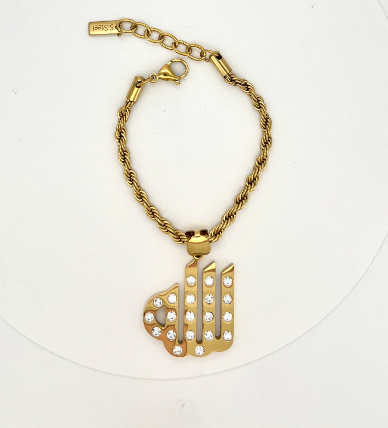 Bracelet doré Allah