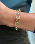 Bracelet jonc doré Princess