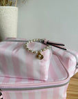 Bracelet perlé avec charm coquillage