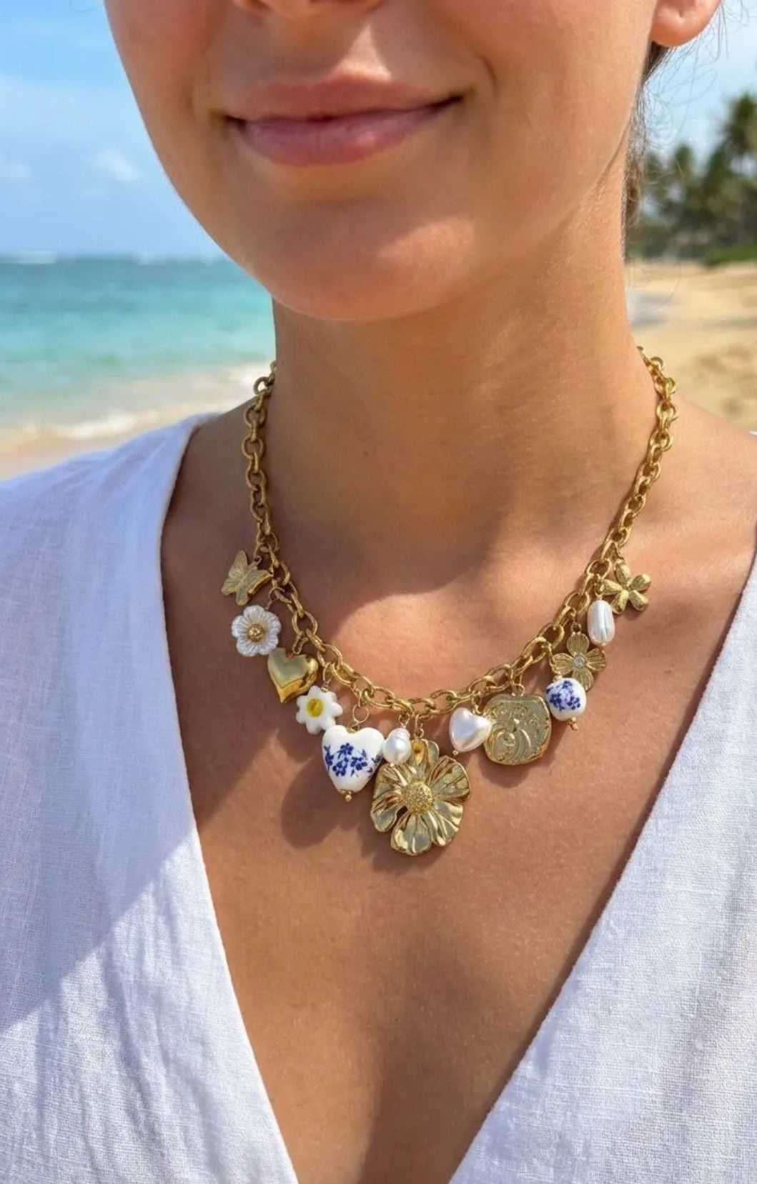 Ensemble Bridgerton : Collier sautoir + Collier Inspi