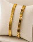 Lot de 2 bracelets joncs Elia