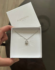 Collier argenté MIA