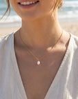 Bijoux 2 en 1 de dos + collier perles