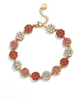 Bracelet Hortensias Rose ou Multicolore