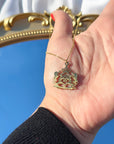 Collier maille fine avec armoirie du Maroc