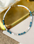 Collier Bahamas avec pierres naturelles