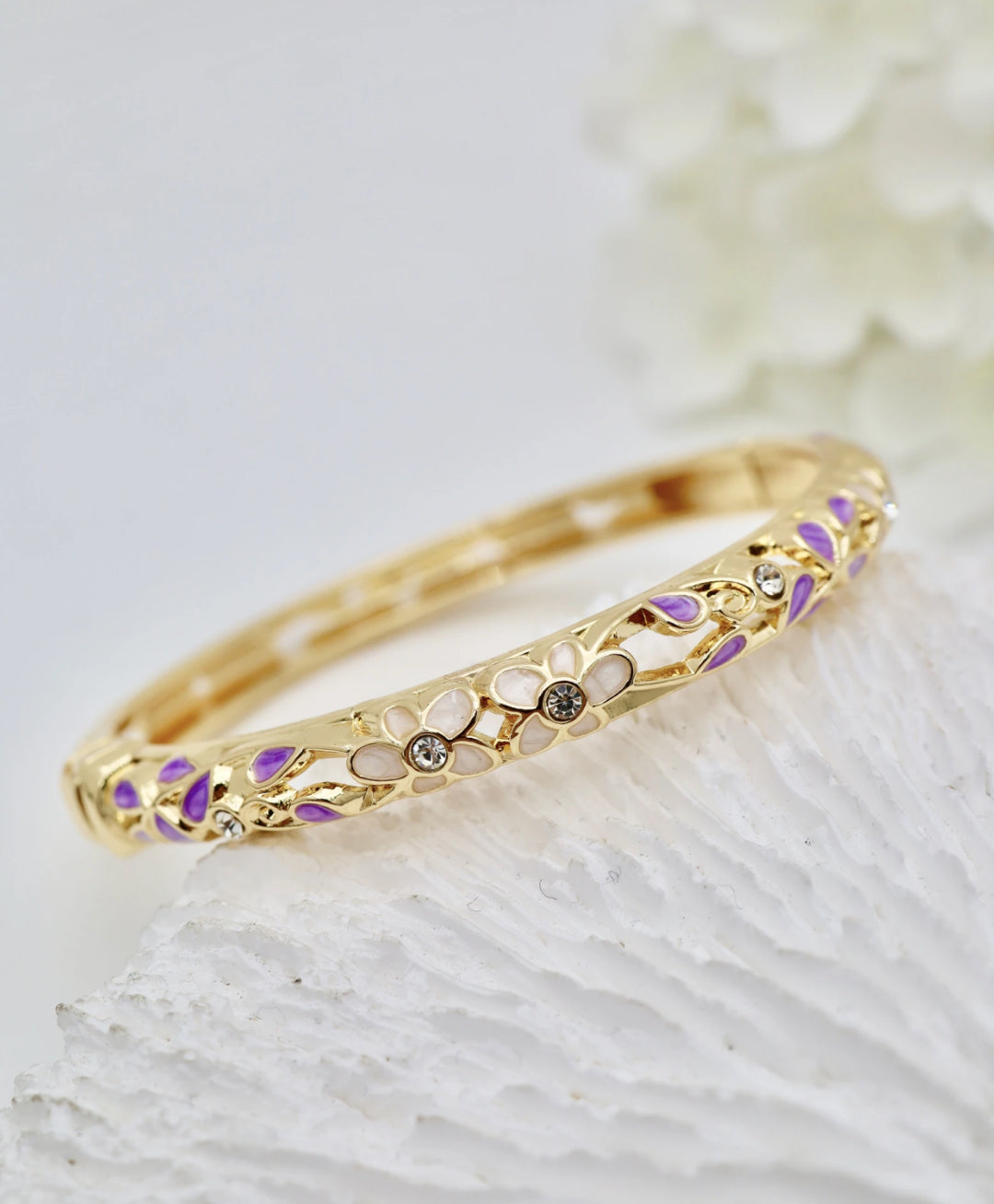 Bracelet jonc Flora coloré  *BEST SELLER*