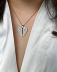 Collier Angel doré ornée de strass