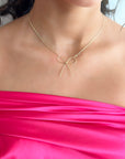 Collier noeud papillon