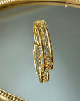Bracelet jonc doré Siraya