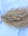 Boucles d'oreilles Cambridge créoles dorés